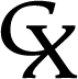 ロゴ英字2文字-GX