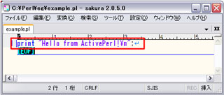 「example.pl」プログラムの内容