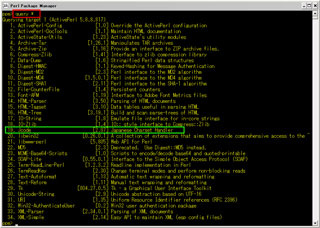 「query *」コマンドによるインストールパッケージの確認