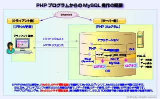 PHPプログラミングによるMySQL操作の概要